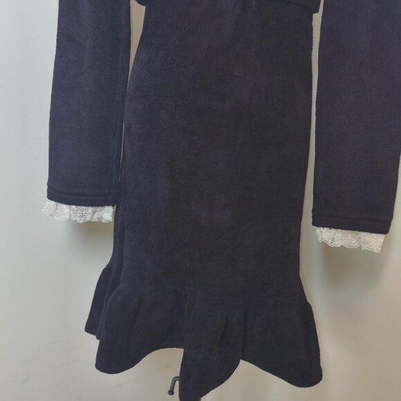 self-portrait Black Chenille Knit Mini Dress size M - Picture 9 of 16